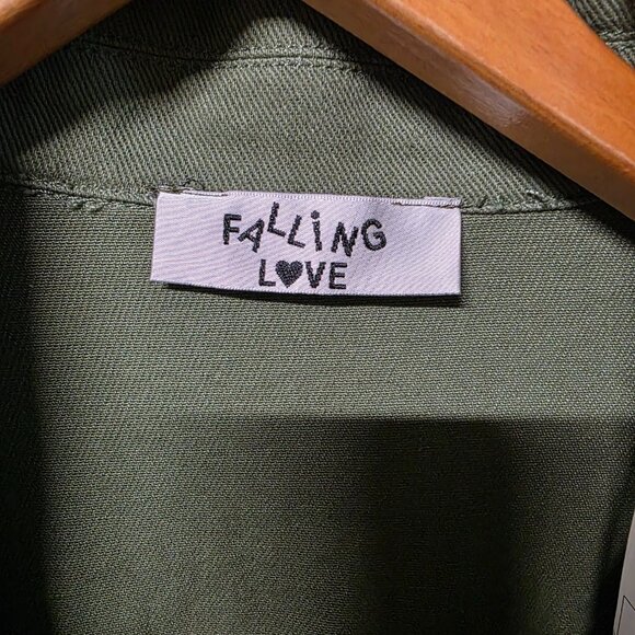 Falling Love Olive Green Utility Jumpsuit – Belted & Chic - Picture 8 of 10